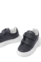 Kids Velcro Leather Sneakers